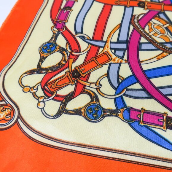 Vintage Equestrian Cavalcadour Square Scarf Wraps - Picture 4 of 4